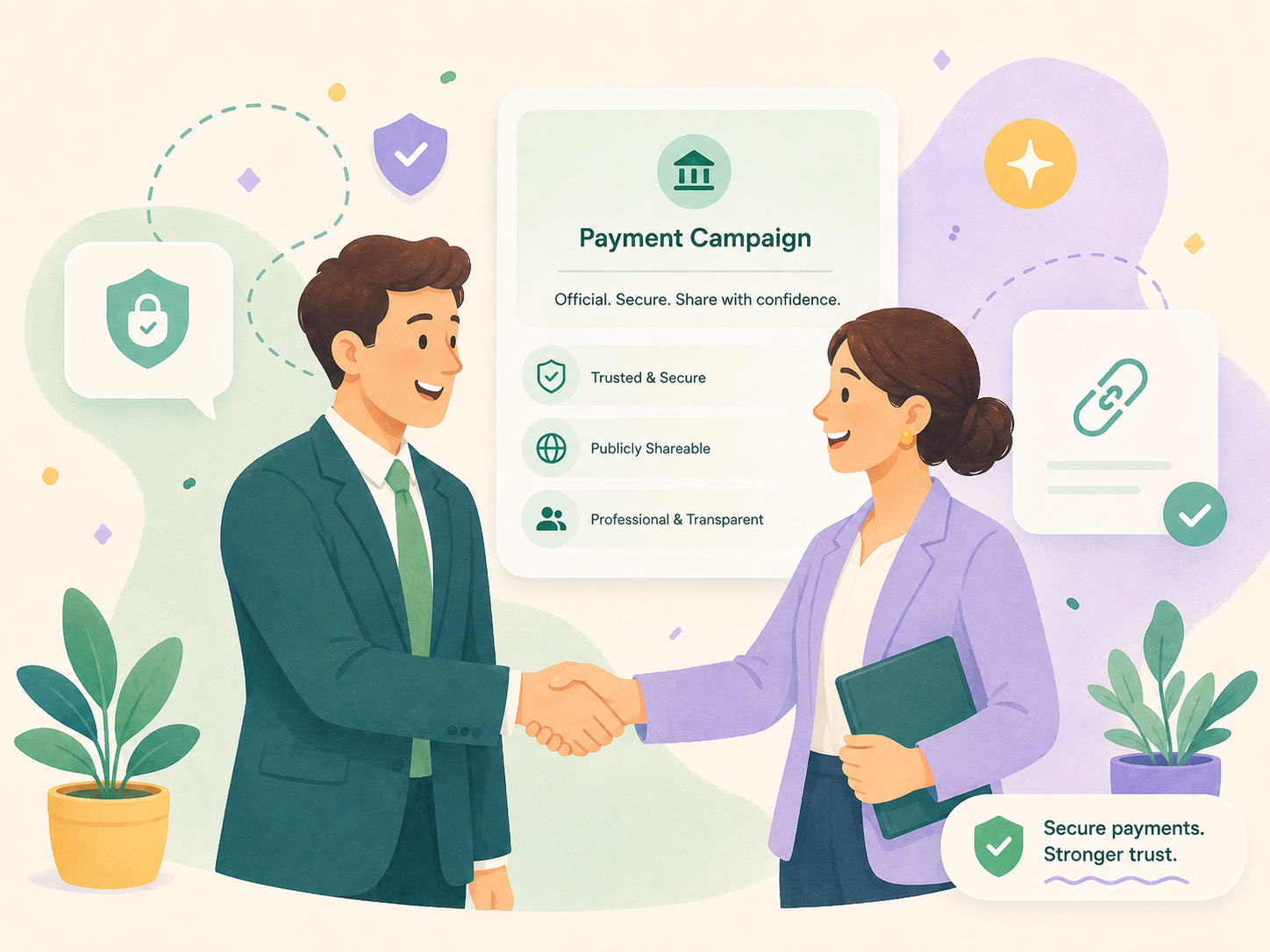 Public links should feel more official